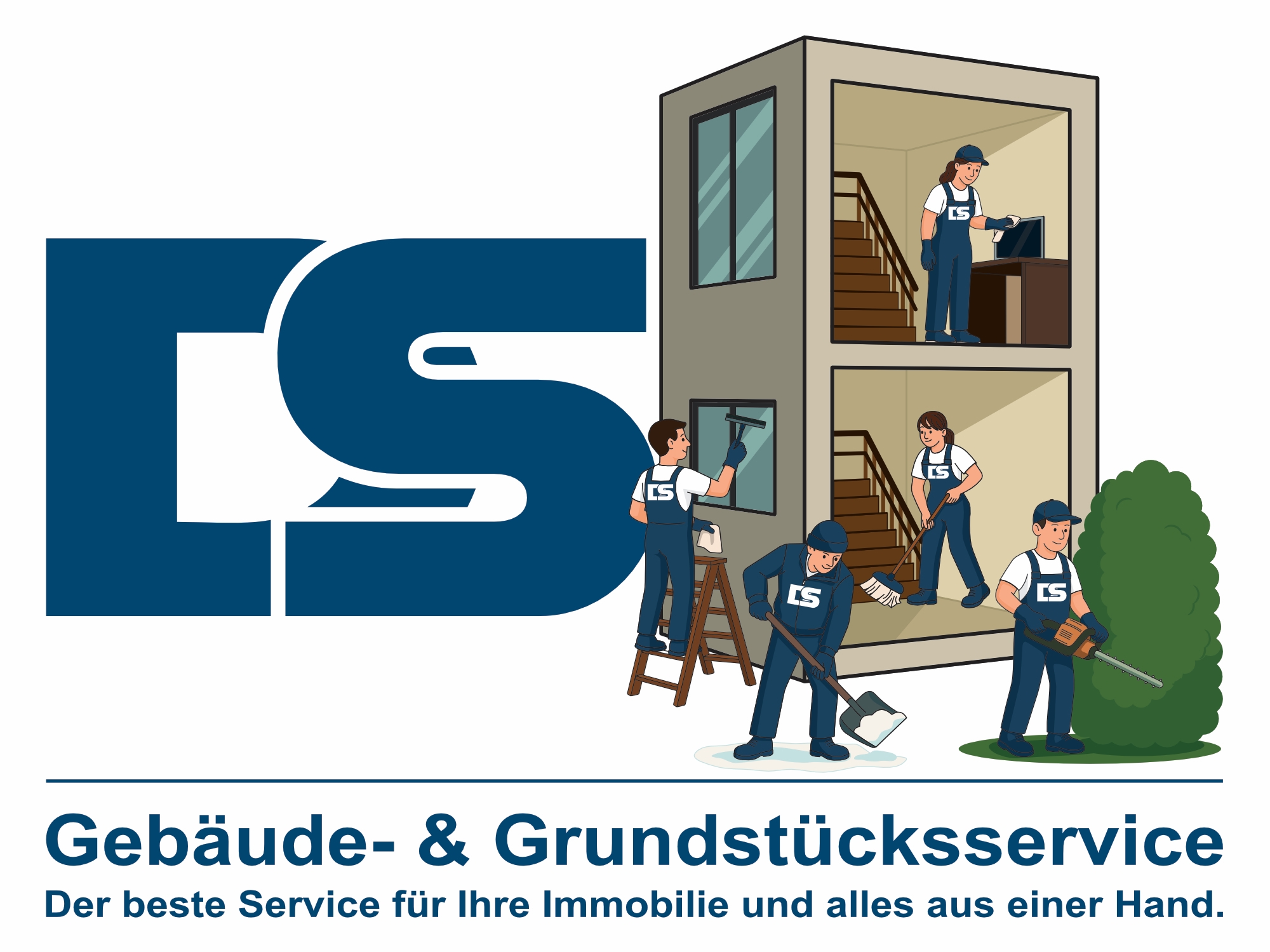 logo gebäude- und grundstücksservice